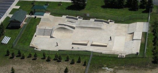 South Westnedge Skatepark Aerial View
